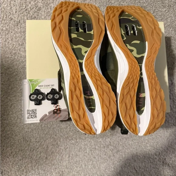 NWT Tiem Slipstream Camo Cycling Shoes + SPD Cleat - Picture 9 of 10